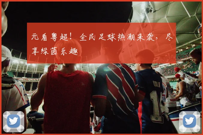 元看粤超！全民足球热潮来袭，尽享绿茵乐趣